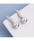 ფოტო #3 პროდუქტის Women's Minimal Drop Earrings