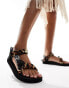 Фото #4 товара Arizona Loves Trekky bandana leopard print sandals in multi