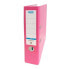ELBA Lever arch file PVC lined cardboard with rado top folio spine 80 mm pink
