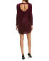 Фото #2 товара Boden Back Detail Velvet Mini Dress Women's