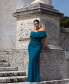 Фото #4 товара Plus Size Sweetheart Off-The-Shoulder Gown