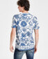 Фото #2 товара Men's Tropical Floral Graphic T-Shirt