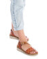 ფოტო #9 პროდუქტის Women's Wedge Sandals With Gold Studs, Medium Brown