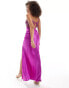 Фото #3 товара ASOS DESIGN embellished bodice maxi dress with cut out in purple