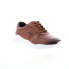 Фото #3 товара Robert Graham Boccaccio RG5417L Mens Brown Leather Lifestyle Sneakers Shoes