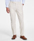 Фото #8 товара Men's Slim-Fit Stretch Linen Solid Suit