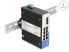 Delock Industrie Gigabit Ethernet Switch 8 Port RJ45 2 SFP für