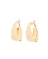 ფოტო #1 პროდუქტის Women's Gold Minimal Hoop Earrings
