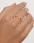 Elegantní pozlacený prsten s čirým zirkonem MIA Gold AN01-806