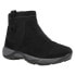 Фото #2 товара Easy Spirit Elton Round Toe Zippered Pull On Booties Womens Black Casual Boots E