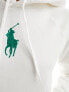 Polo Ralph Lauren hoodie with large chest logo in white