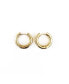 Thick Hoop Statement Earrings Gold