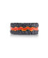 ფოტო #1 პროდუქტის Fire in My Soul Design Sterling Silver Black Rhodium Plated, Enamel Band Ring