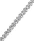 Diamond Link Bracelet (1/4 ct. t.w.) in Sterling Silver