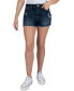 ფოტო #1 პროდუქტის Juniors' Frayed-Hem Destructed Shorts