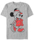 ფოტო #1 პროდუქტის Men's Mickey Winter Fill Short Sleeve T-Shirt