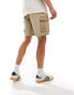 Jack & Jones ripstop cargo shorts in beige