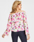 Фото #2 товара Women's Off-The-Shoulder Blouse, Created for Macy's