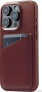 Troubadour Goods Limited Mujjo Full Leather Wallet Case - etui skórzane do iPhone 15 Pro kompatybilne z MagSafe (burgundy)