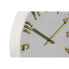 Фото #2 товара Настенное часы Home ESPRIT Белый Позолоченный Серебристый PVC 30 x 4 x 30 cm (2 штук)