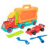 COLORBABY Portavehicles And Toolbox 2 In 1 With Light And Sound Smart Theory Truck