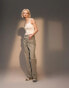 Topshop high rise straight Kort jeans in dirty bleach Ausgebleichte Waschung, W30 L30 - фото #3