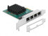 Фото #1 товара Delock 89025 - Internal - Wired - PCI Express - Ethernet - 1000 Mbit/s - Black - Green - Metallic