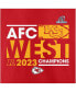 ფოტო #2 პროდუქტის Men's Red Kansas City Chiefs 2023 AFC West Division Champions Big and Tall T-shirt