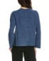 Фото #2 товара Lafayette 148 New York Open Sided Cashmere & Silk-Blend Pullover Women's