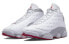 Jordan Air Jordan 13 "Wolf Grey" 减震防滑耐磨 高帮 复古篮球鞋 白灰色 / Кроссовки Jordan Air Jordan 414571-160