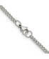 ფოტო #3 პროდუქტის Stainless Steel 3mm Curb Chain Necklace