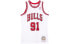 Mitchell & Ness NBA SW 97-98 91 SMJYAC18079-CBUWHIT97DRD Basketball Jersey