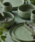 Фото #2 товара Shosai Stoneware 16 Pieces Dinnerware Set, Service for 4
