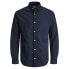 Фото #1 товара JACK & JONES Linen long sleeve shirt