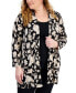 Фото #1 товара Plus Size Open-Front Cardigan, Created for Macy's