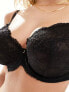 Фото #8 товара Ann Summers Fuller Bust Sexy Lace non padded plunge bra in black