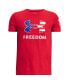 ფოტო #4 პროდუქტის Big Boys Freedom Logo Graphic Short Sleeve T-Shirt