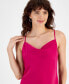 ფოტო #4 პროდუქტის Women's Cowl-Neck Spaghetti Strap Side-Slit Dress, Created for Macy's