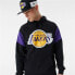 Фото #5 товара Толстовка с капюшоном унисекс New Era NBA Colour Insert LA Lakers Чёрный