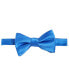 Men's Royal Blue & White Solid Tie