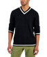 ფოტო #1 პროდუქტის Men's V-Neck Merino Cricket Sweater, Created for Macy's