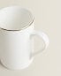 Фото #8 товара Rimmed bone china mug