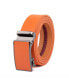 Фото #2 товара Men's Sliding Buckle Adjustable Leather Ratchet Belt