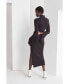 Фото #2 товара Платье длинное Crescent женское "Хейден" в рубчик