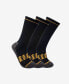 ფოტო #1 პროდუქტის Men's Half Cushion Crew Socks, Pack of 3