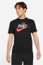 Фото #1 товара Sportswear Swoosh Logo T-shirt Unisex Baskılı Tişört Siyah Fs