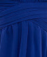 Фото #4 товара Juniors' Ruffle-Sleeve Lace-Up Back Fit & Flare Dress