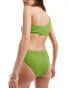 Vila smocked bikini bottom co-ord in vibrant green