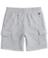 ფოტო #7 პროდუქტის Toddler & Little Boys Fleece Hoodie & Cargo Shorts, 2 Piece Set