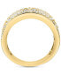 Фото #4 товара Diamond Floral Pavé Band (3/4 ct. t.w.) in 14k Gold